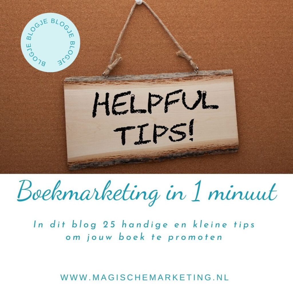 hoe promoot je een boek