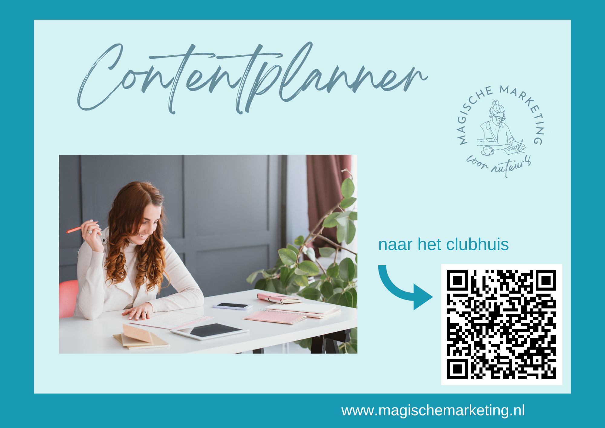 contentplanner voor boekpromotie - Magische marketing voor auteurs contentplanner voor boekpromotie