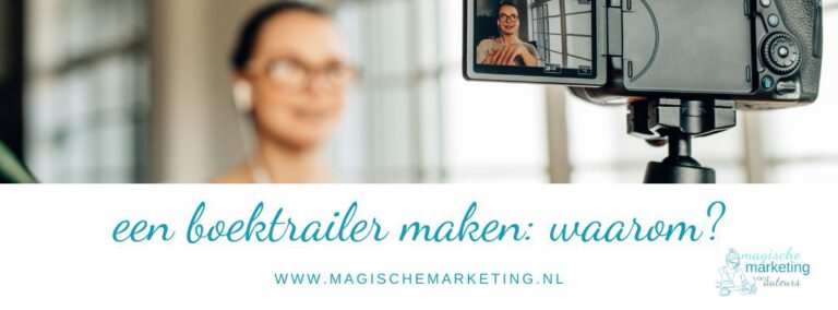 boekmarketingstrategie maak een boektrailer