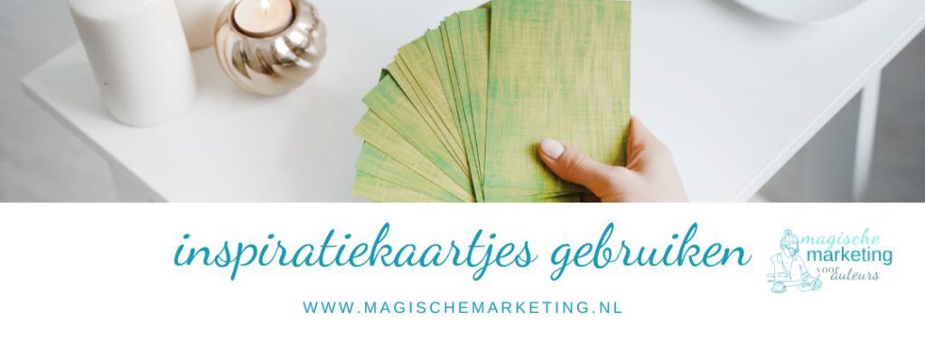 inspiratiekaartjes voor boekmarketing