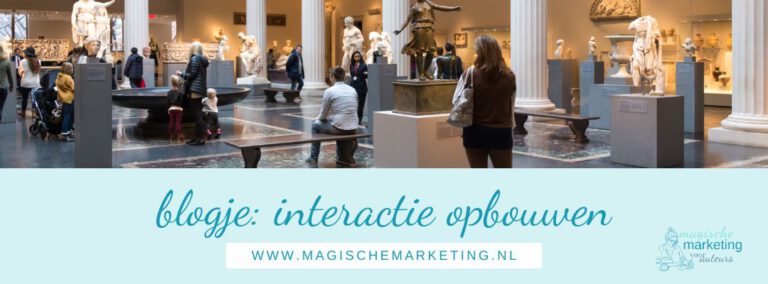 interactie opbouwen met je lezers