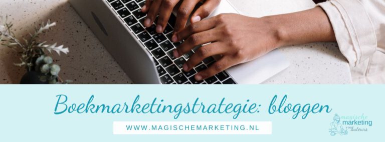boekmarketingstrategie: bloggen