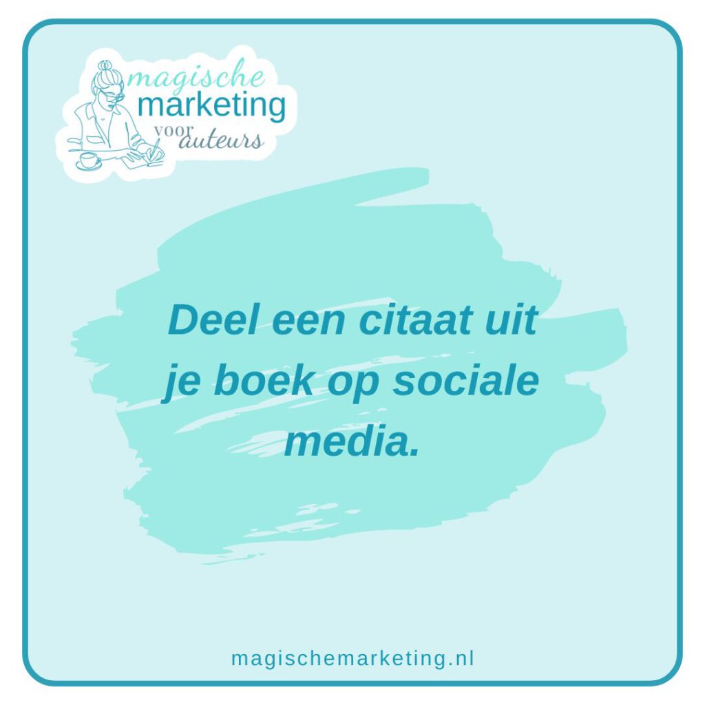 boekmarketing in een minuut: citaten