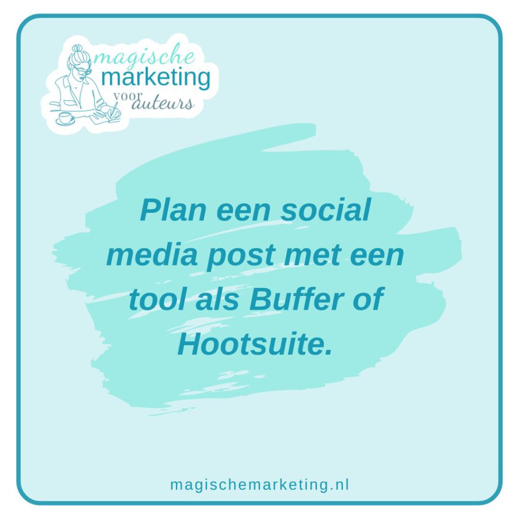 boekmarketing in een minuut plannen