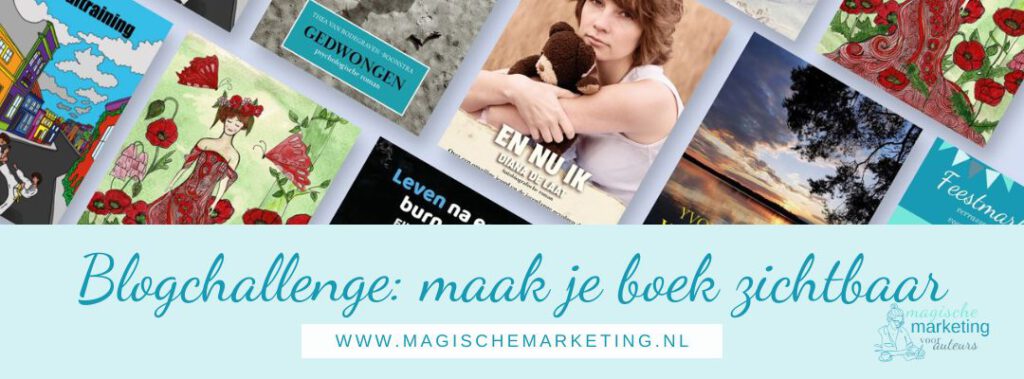 Blogchallenge: maak je boek zichtbaar