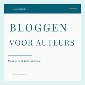 minicursus bloggen voor auteurs