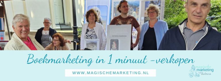 boekmarketing in 1 minuut: verkopen van boeken