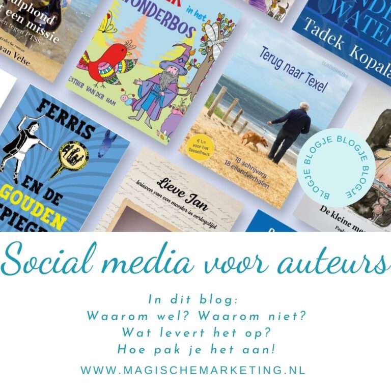 sociale media voor auteurs