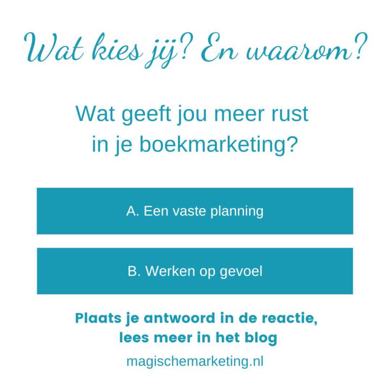 marketingplanning voor auteurs