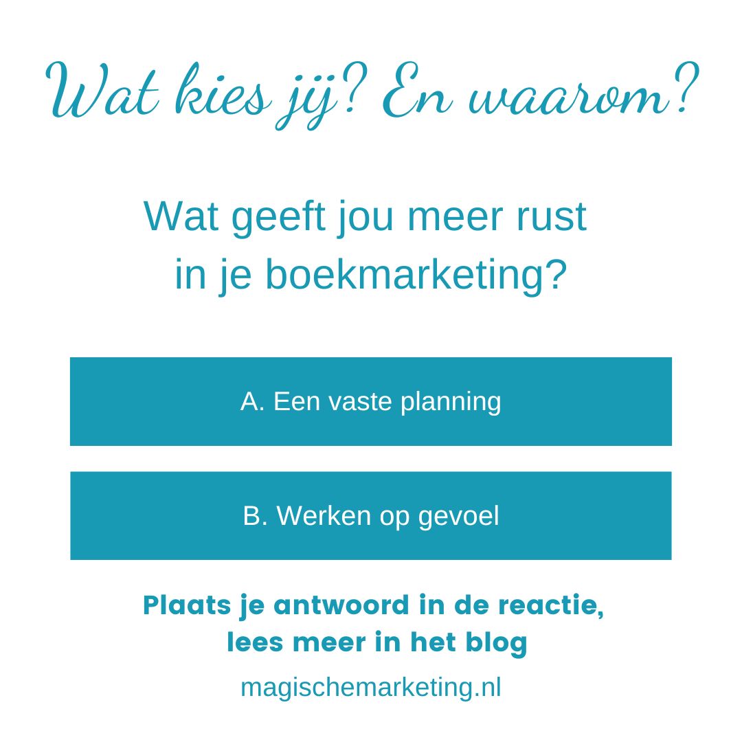 marketingplanning voor auteurs