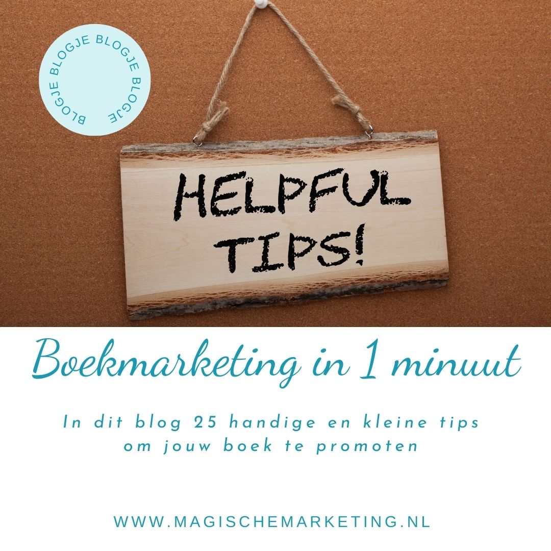 hoe promoot je een boek